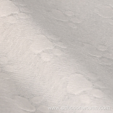 100% viscose paw embossing spunlace nonwoven for wipes